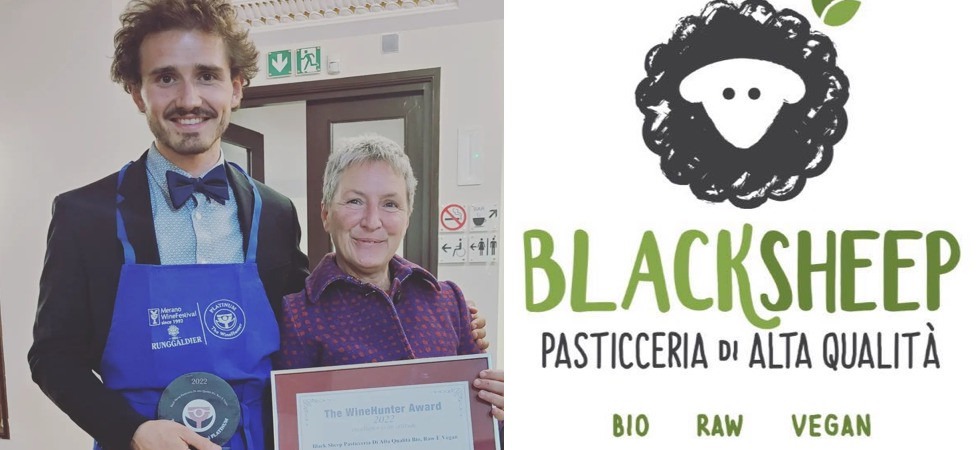 Premio 'Platinum' per il Purple breath, il dolce 'vegan' del laboratorio Black sheep di Trento conquista il Merano wine